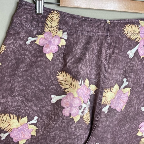 Volcom 2 Way Stretch Men’s Board Shorts Floral Size 34 - Picture 4 of 16
